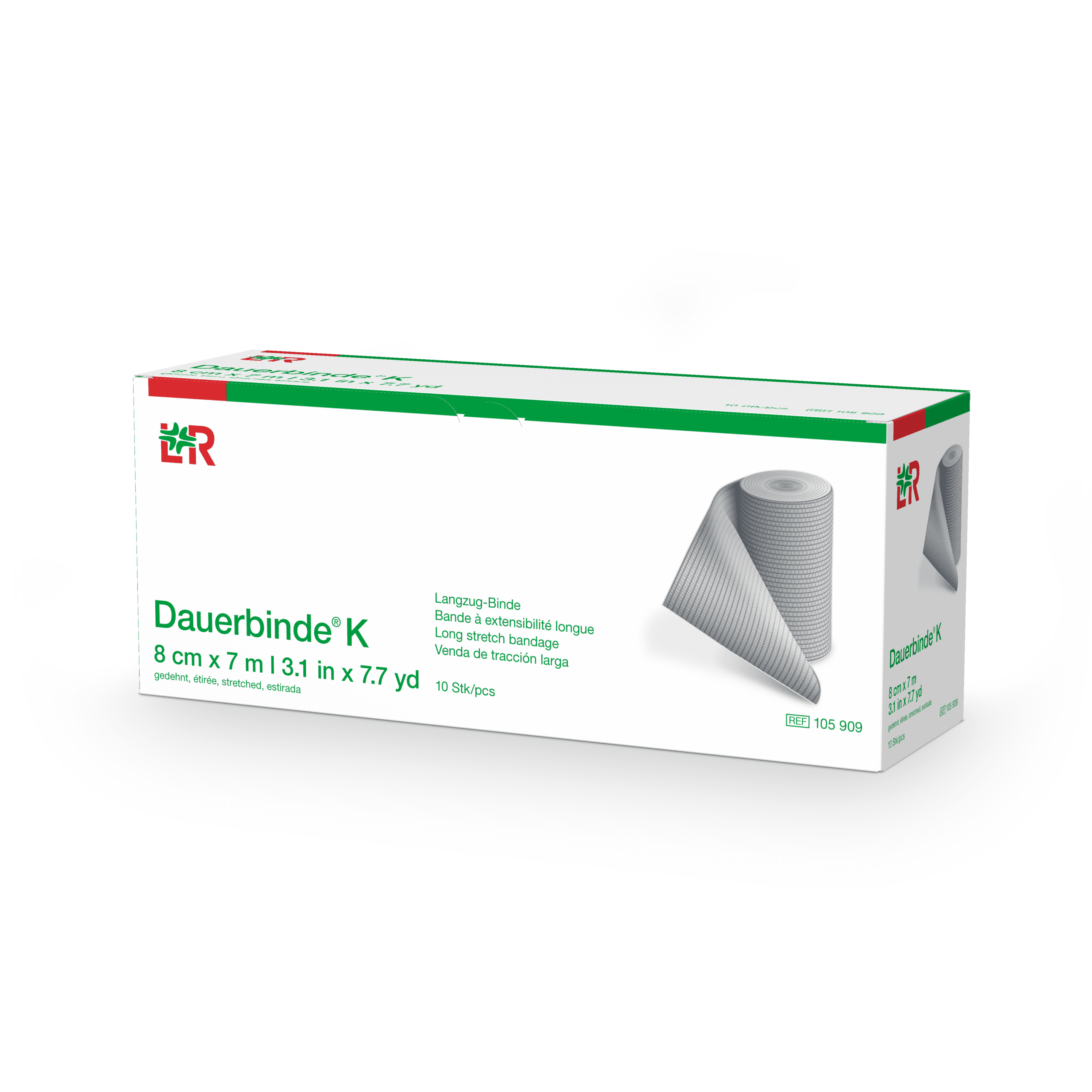 Lohmann Dauerbinda K 10cm x 7m 10-pack